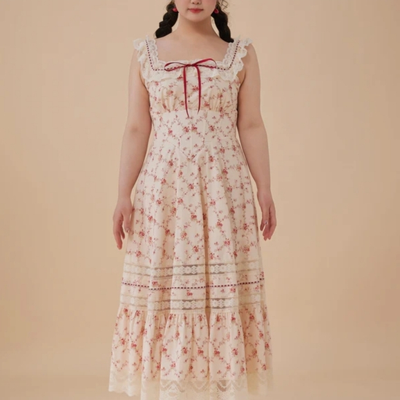 LaceMade Red Garnet Corset Dress NWT - Picture 11 of 11